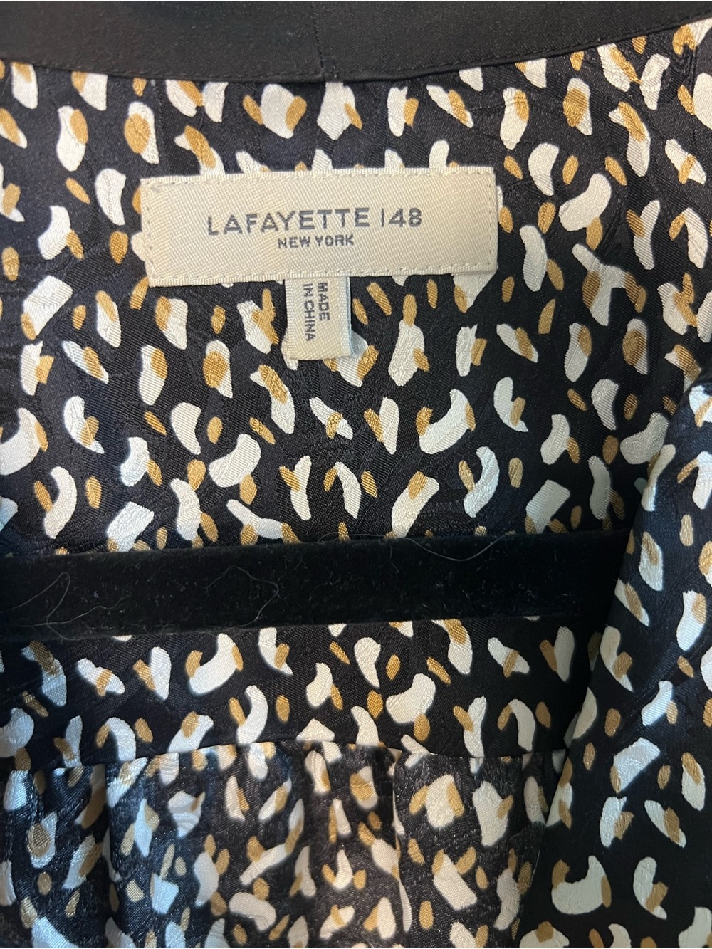 LAFAYETTE 148 NEW YORK
Clementine Oceana Silk Long Sleeve Belted Dress SZ M EUC - Picture 3 of 9